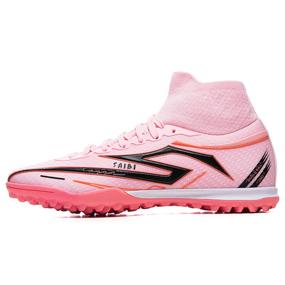 Botas de fútbol Outdoor TF Turf: parte superior de tejido PU cómodo, suela de goma de alto agarre, calidad fiable. Zapatillas deportivas para niños y adolescentes.