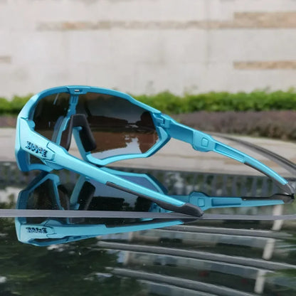 Kapvoe Herren-Marken-Angelbrille, Mountainbike- und Radfahrbrille, Damen-Rennradbrille, Fahrradbrille, Radsportbrille, Oculos Ciclismo