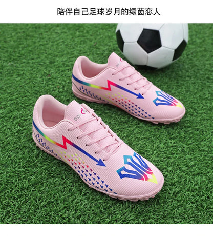 High Quality Men's Soccer Shoes for Society, Ultralight Turf Soccer Cleats Sneakers, Training Football Boots Chuteira Campo Sizes 35-45