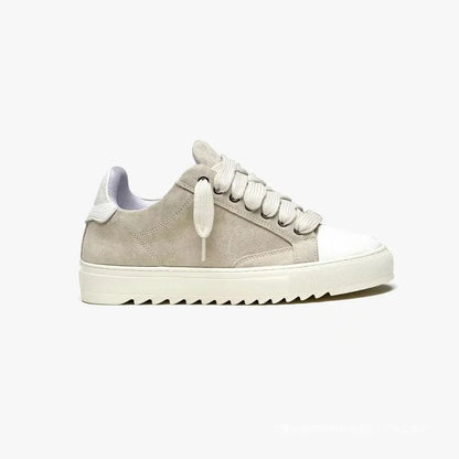 Baskets en toile peinte de style britannique, marque de luxe, pour hommes et femmes, motif à pois, chaussures de sport tendance pour tous les jours.