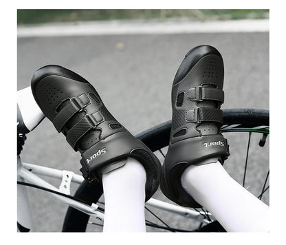 Pánské cyklistické boty bez přezek, boty na ploché pedály pro MTB, protiskluzové gumové boty pro silniční kola, dámské závodní boty na horská kola