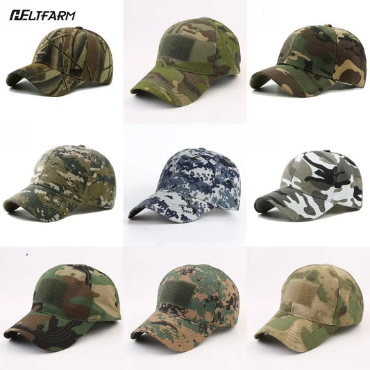 Adjustable Baseball Cap Summer Sunscreen Hat Camouflage Camo Camping Hiking Fishing Caps
