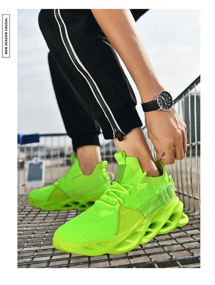 Moda Lila Casual Sneakers Dam Herr Blade Löparskor Storlek 48 Lätta Andningsbara Sportskor Herr Mesh-sneakers