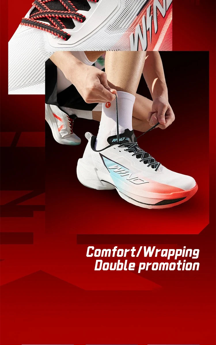 QIAODAN WIND 4PRO Maratonské boty s karbonovou deskou Pánské profesionální závodní tenisky Prodyšné běžecké sportovní boty QDB023262291