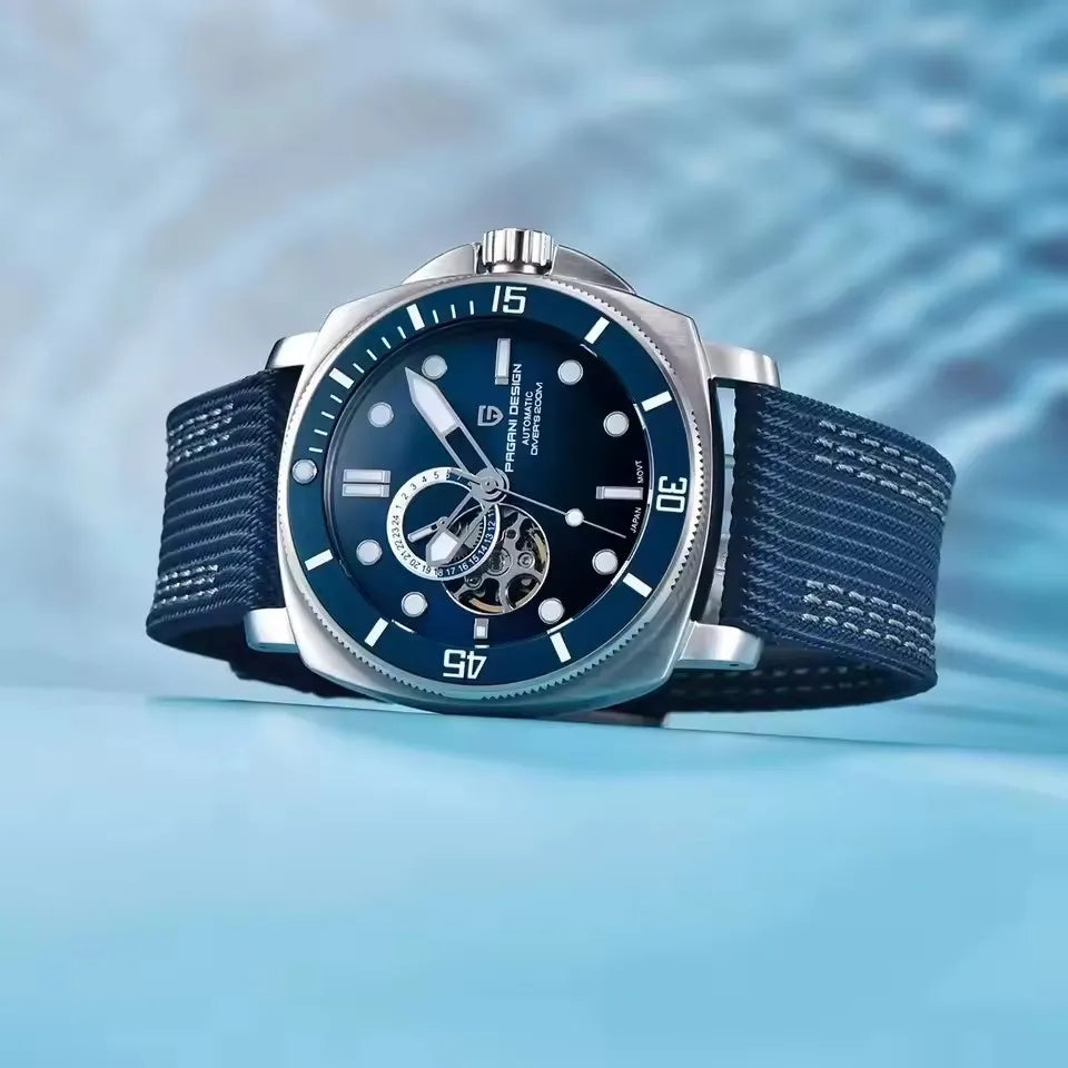 PD1736 PAGANI DESIGN 2025 Men Automatic Mechanical Watches Casual Fashion Sapphire Stainless Steel Diving TMI NH39 Reloj Hombre