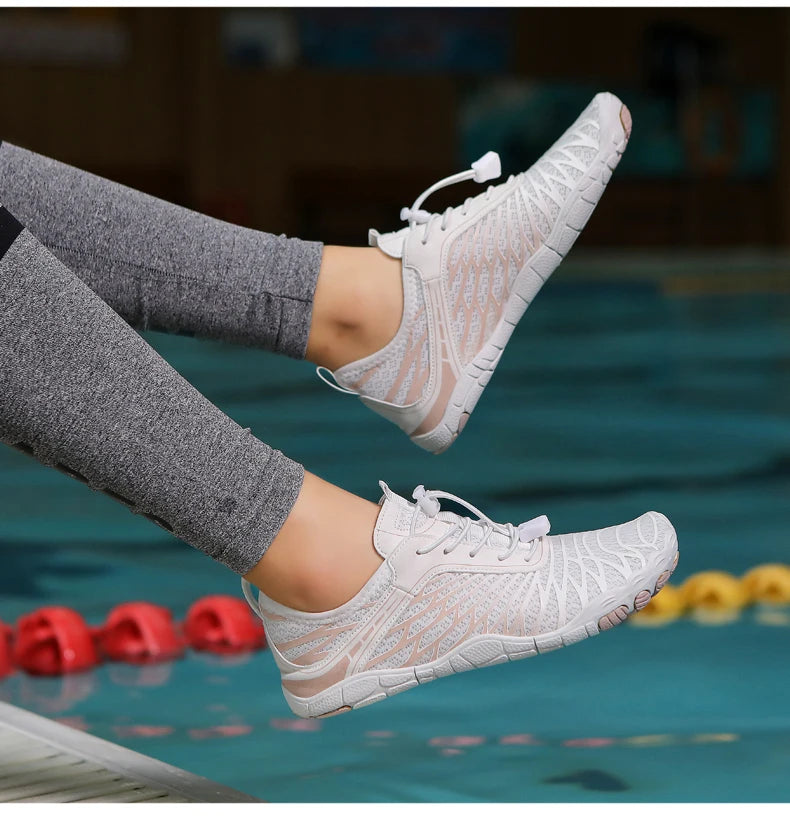 Men Water Shoes Women Beach Barefoot Aqua Shoes Quick Dry Swimming Wading Sports Sneakers Upstream Boating Fishing Surf Sneakers
