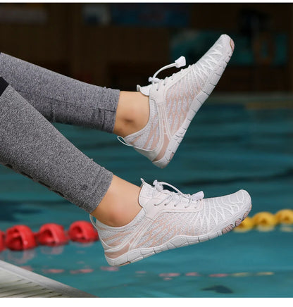 Men Water Shoes Women Beach Barefoot Aqua Shoes Quick Dry Swimming Wading Sports Sneakers Upstream Boating Fishing Surf Sneakers