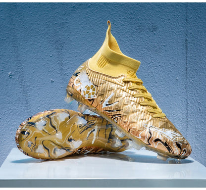 Sapatilhas de futebol profissional para homem, sapatilhas com pitões, sapatilhas de futebol originais, botas para campo de futebol de interior, treino em relva, TF/FG, ténis
