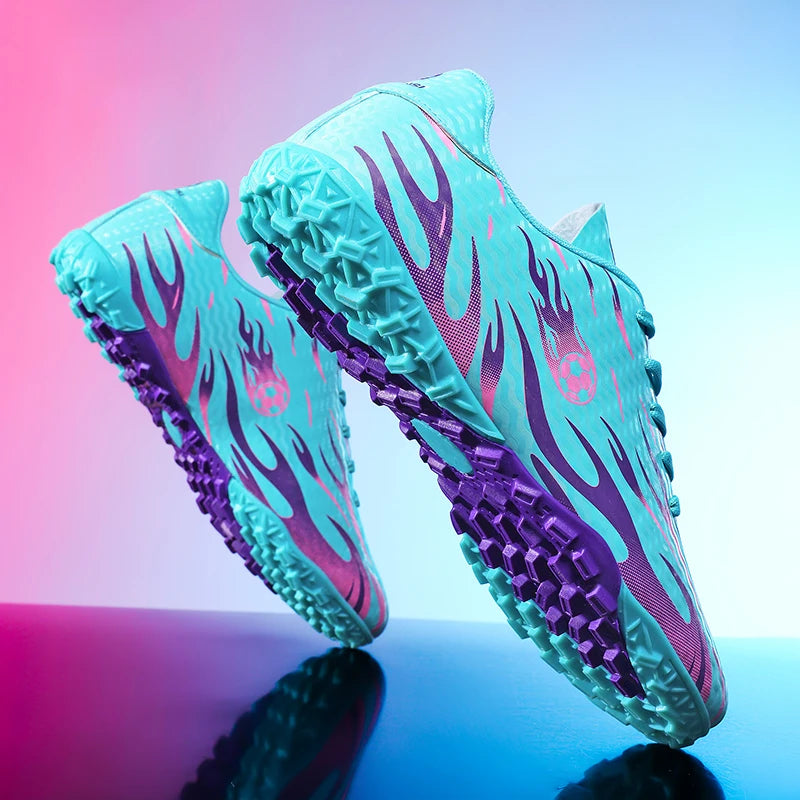 Chaussures de football pour étudiants, chaussures de sport professionnelles pour entraînement sur gazon, antidérapantes, respirantes et confortables pour le football en salle