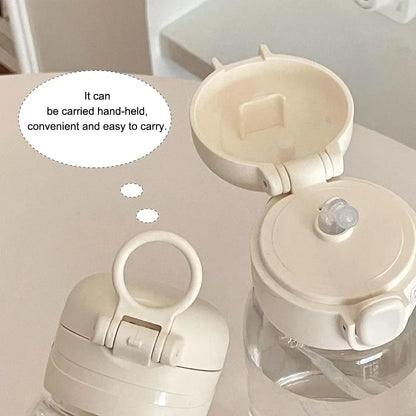400ML Fortnites 18CM Straw Cup for Adult Boys Girls Cute Water Cup Cartoon Students Drop-Resistant Water Bottle Portable Gifts