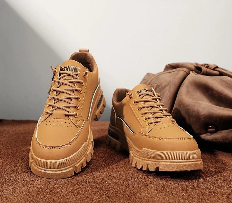 Chaussures de sport décontractées pour homme, pour la randonnée et les activités de plein air, tendance, mode urbaine, confortables, à semelle épaisse