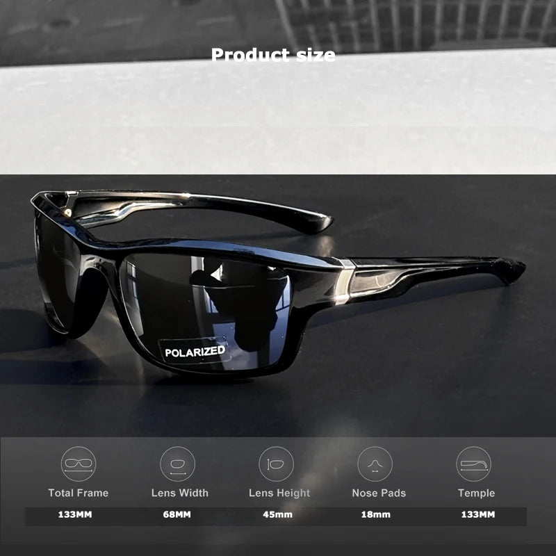 1pcs/3pcs Polarized Driving Sunglasses for Men Women, Sports Anti-Glare Cycling Goggles Running Fishing Sun Glasses UV400