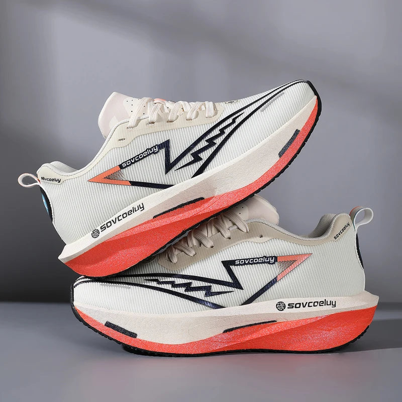 Vielseitige, rutschfeste und stoßdämpfende Carbon-Platten-Technologie für alle Jahreszeiten – Sport- und Freizeitschuhe, Laufschuhe, Fitnessschuhe, Unisex
