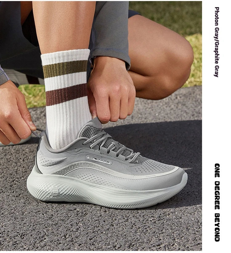 361 Degrees N40 Men Running Shoes Trendy Rebound Cushioning Soft Durable Airy Mesh Stable Lightweight Male Sneakers 672532207