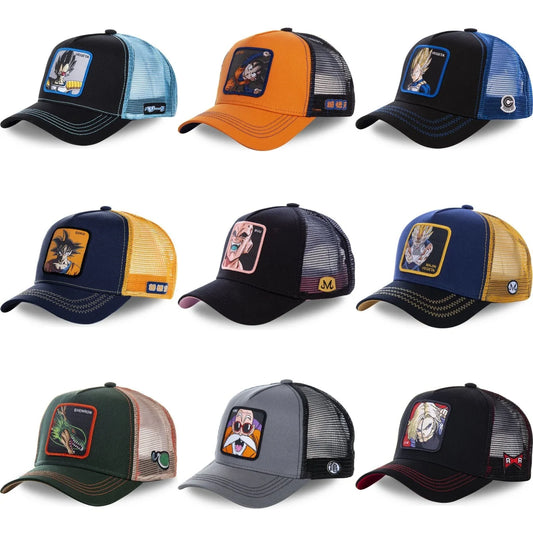 Dragon Ball Z Caps Goku Baseball Cap Summer Sun Hat Parent-child Cartoon Anime Outdoor Sports Sun Visor Birthday Present Apparel