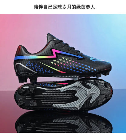 High Quality Men's Soccer Shoes for Society, Ultralight Turf Soccer Cleats Sneakers, Training Football Boots Chuteira Campo Sizes 35-45