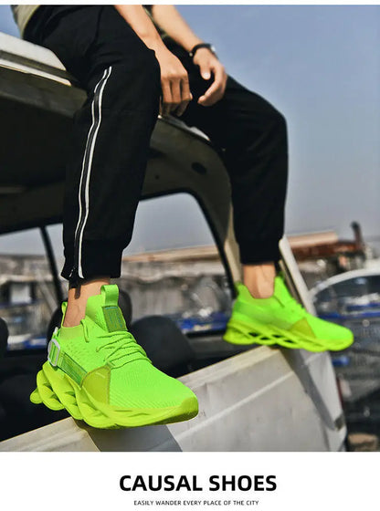 Moda Lila Casual Sneakers Dam Herr Blade Löparskor Storlek 48 Lätta Andningsbara Sportskor Herr Mesh-sneakers