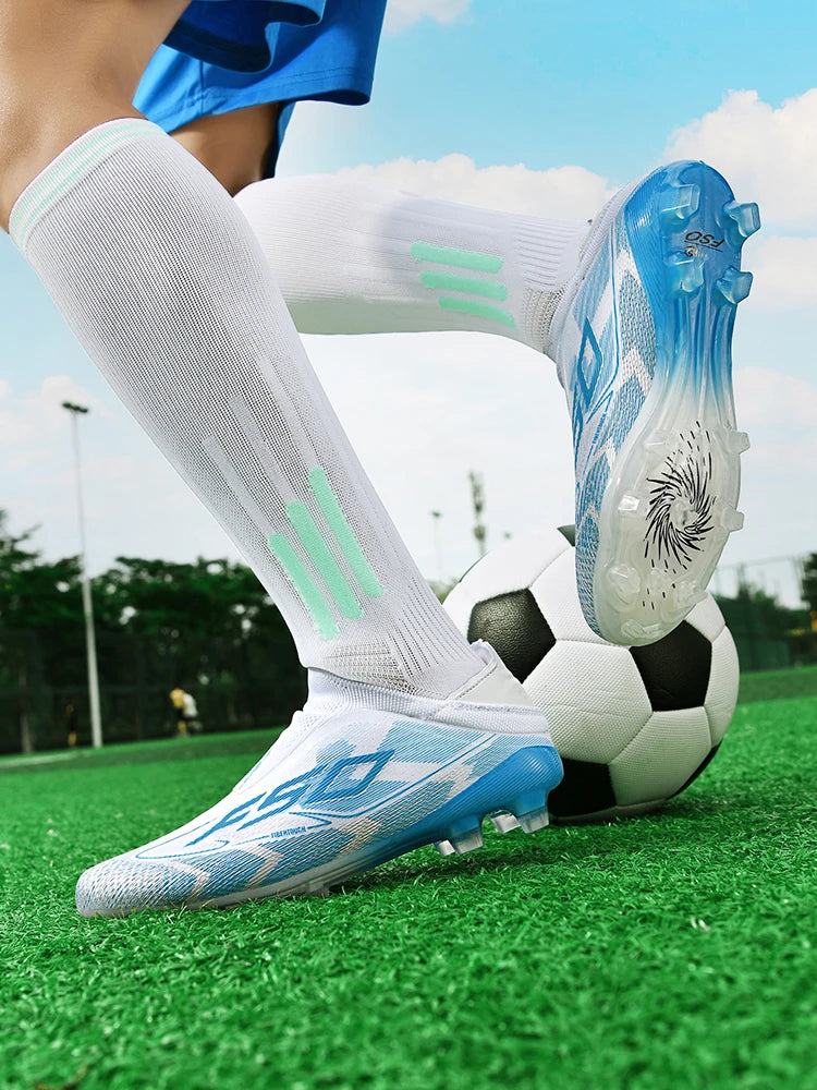 Herren-Fußballschuhe New Society für Rasen, atmungsaktive ultraleichte Outdoor-Sportschuhe für Erwachsene, Fußball-Sneaker für Herren