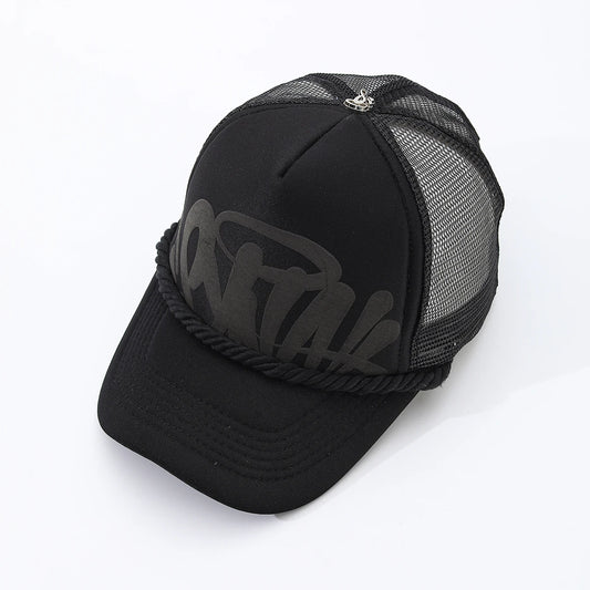 New spring and summer letter-printed women's fashion baseball cap outdoor sports breathable mesh cap men's trucker cap