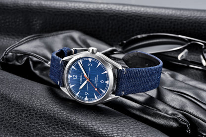 Orologi CORGEUT NH35/MIYOTA 8215 da uomo con cinturino in pelle, meccanici automatici, vetro zaffiro, orologi alla moda, casual e sportivi