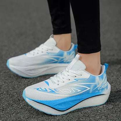2026 Air Cushion Jogging Shoes Running Shoes Carbon Board Marathon Men Sports Breathable Lightweight Women's Nonskid Sneakers