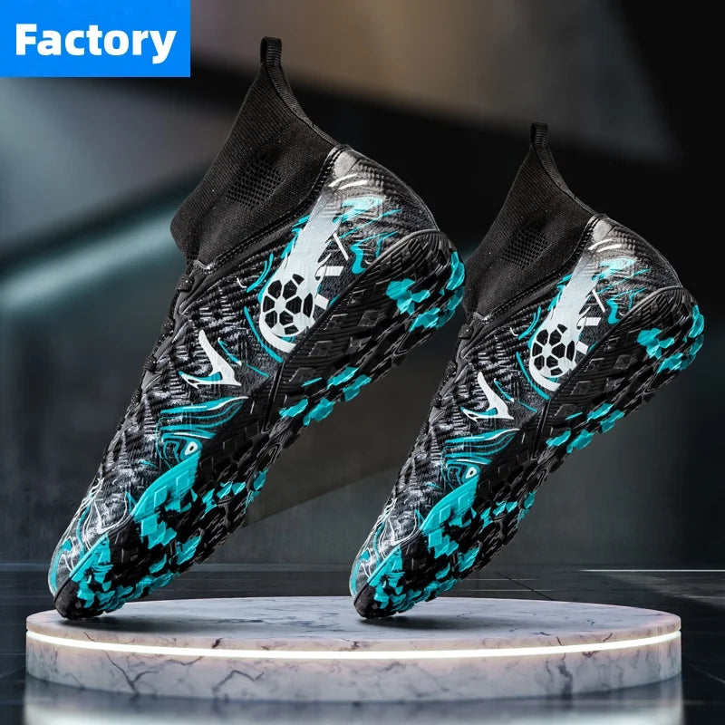 Sapatilhas de futebol profissional para homem, sapatilhas com pitões, sapatilhas de futebol originais, botas para campo de futebol de interior, treino em relva, TF/FG, ténis