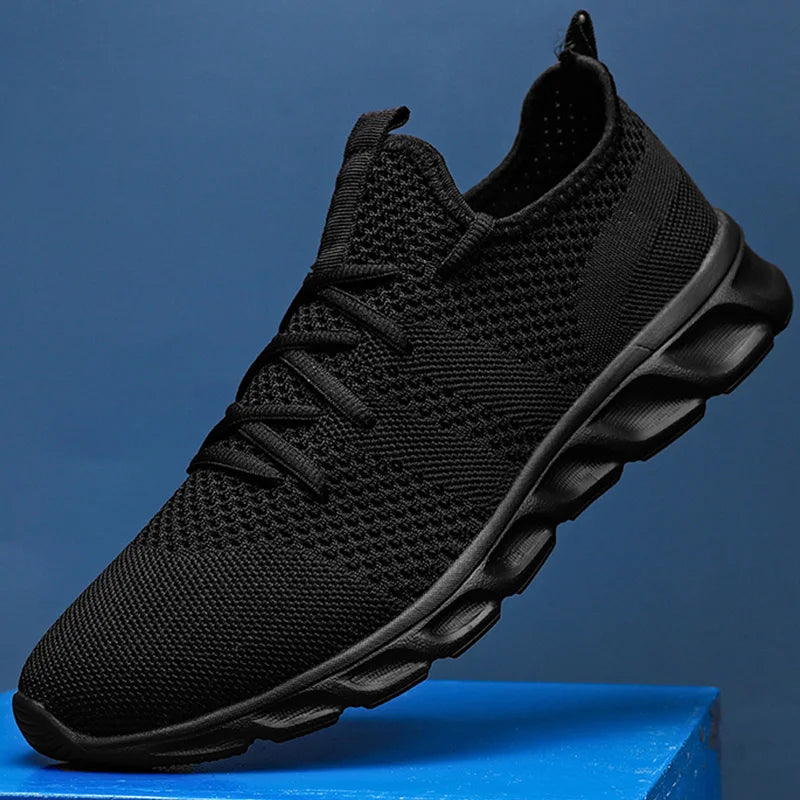 Herenhardloopschoenen met zachte zolen, slijtvaste, ademende sportschoenen van mesh, outdoor-mode, tennis schoenen in grote maten voor heren