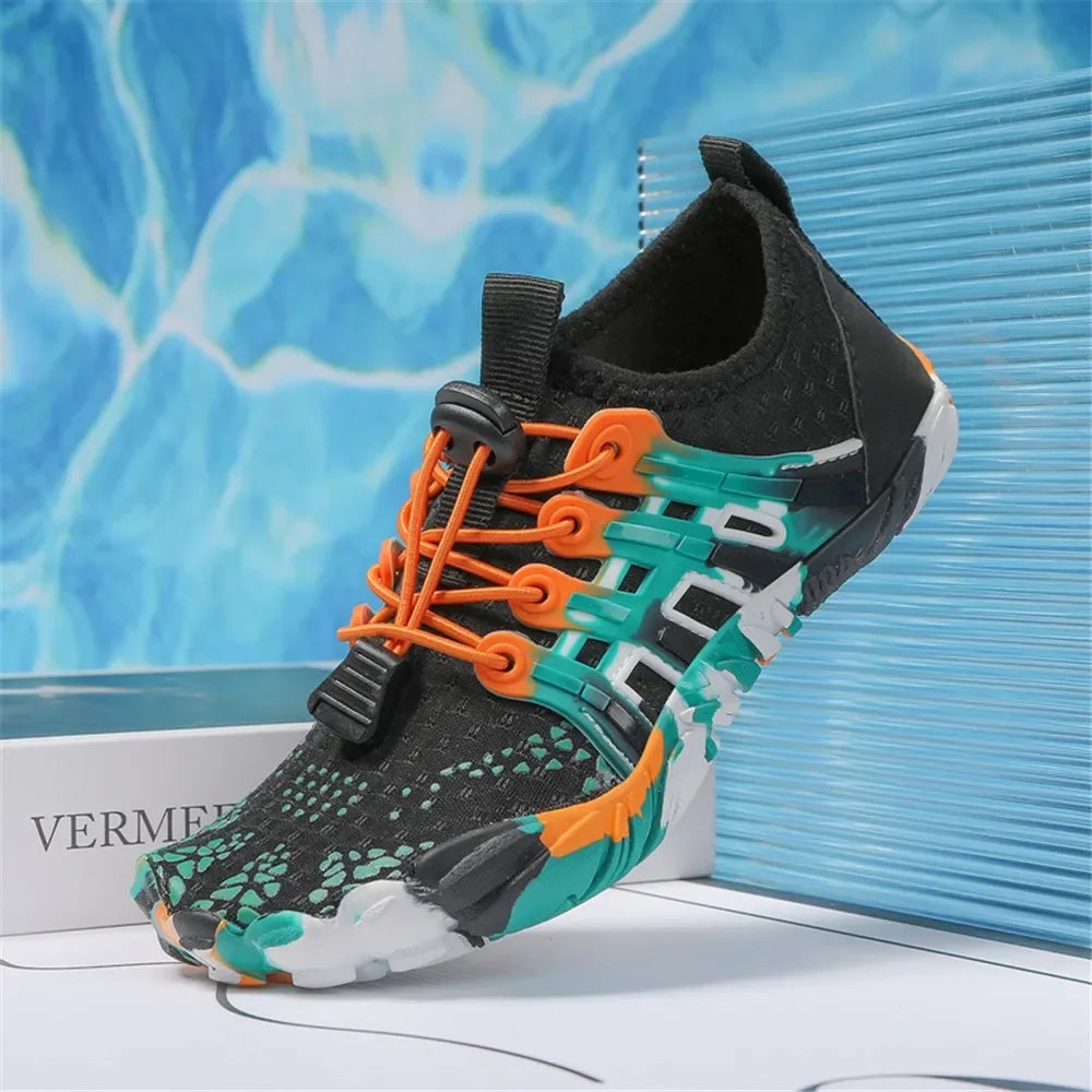 12 Farben Wasserschuhe für Kinder, Sommer, Strand, Five Fingers, Barfuß, Schwimmen, Aqua-Schuhe, schnell trocknend, Meer, Fluss, Kindersneaker