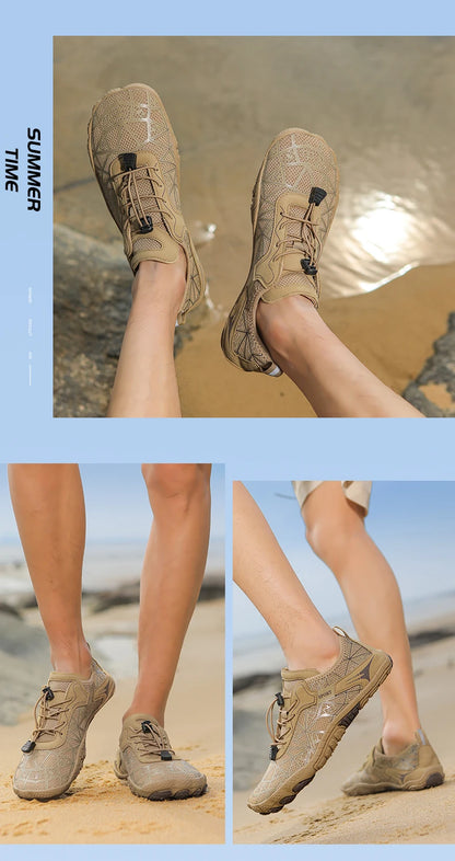 Herren-Watschuhe, Barfuß-Schuhe, schnell trocknende Strandschuhe, Outdoor-Schuhe, rutschfeste Schuhe, Schwimmschuhe für Stromströmungen, Tauchschuhe, Damenschuhe für Wassersport