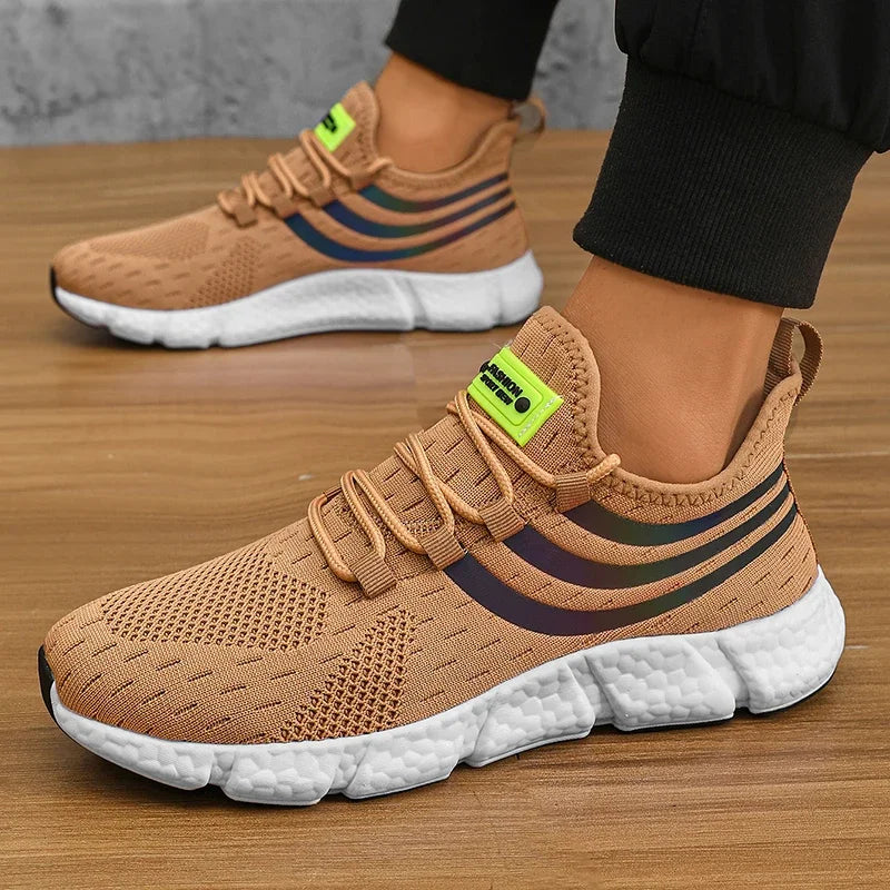 Herren-Freizeitsportschuhe, atmungsaktive, leichte Sneaker, rutschfeste flache Schuhe, Outdoor-Laufschuhe, Wanderschuhe, Tennis- und Sport-Joggingschuhe