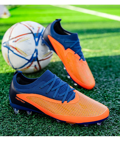 Botas de fútbol para hombre, con tacos para exterior, transpirables, antideslizantes, para adultos, con tacos largos, deportivas, de entrenamiento, para niños, para partido, cómodas
