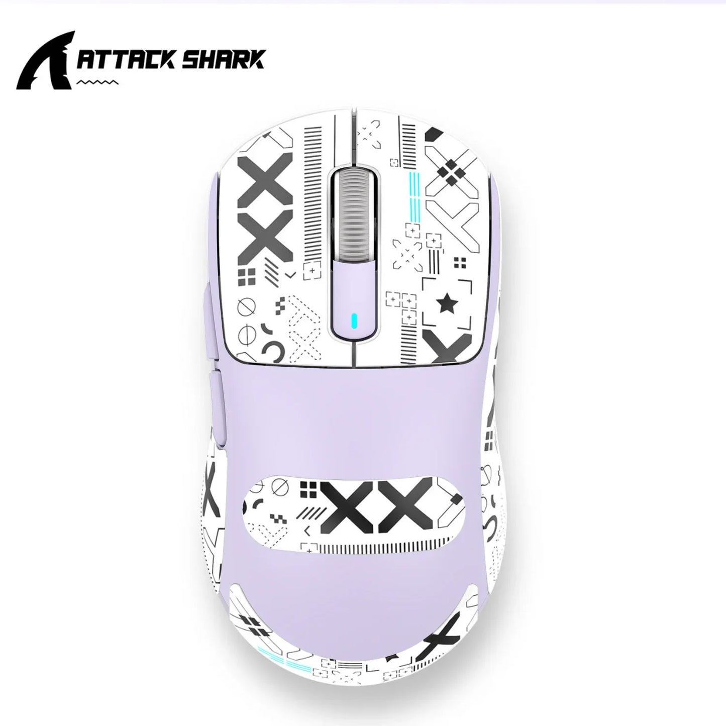 ATTACK SHARK X3 Ultra-Light Wireless Mouse - Tri-Mode 2.4G/BT/Wired, PAW3395 26000DPI, 55g, Macro, for Gaming/Xbox/PS/PC/Mac