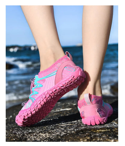 Vattenskor för barn, snabbtorkande strandskor, vattenskor för pojkar och flickor, barfota-sportskor, vadningsskor, sneakers för barn, dykning, fiske, surf-sandaler