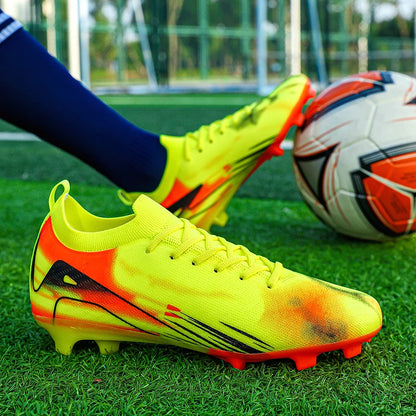 Herren-Fußballschuhe FG – rutschfeste Trainingsschuhe – Fußballschuhe mit langen Stollen – ultraleichte Outdoor-Schuhe – Dropshipping