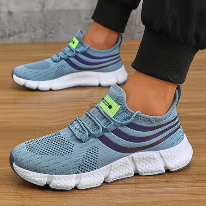 Herren-Freizeitsportschuhe, atmungsaktive, leichte Sneaker, rutschfeste flache Schuhe, Outdoor-Laufschuhe, Wanderschuhe, Tennis- und Sport-Joggingschuhe