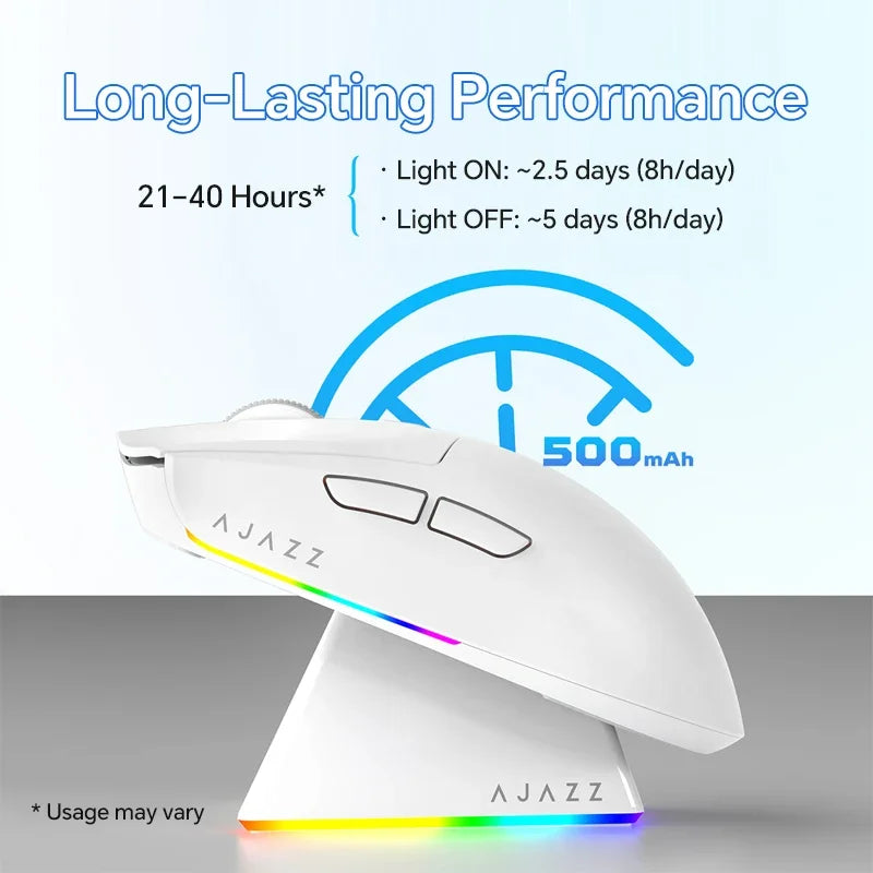 AJAZZ AJ139 V2 MC/AJ139 PRO kabellose Gaming-Maus mit PAW3311/PAW3395-Sensor, 12000DPI/26000DPI, 500mAh, Bluetooth-Gaming-Maus für PC