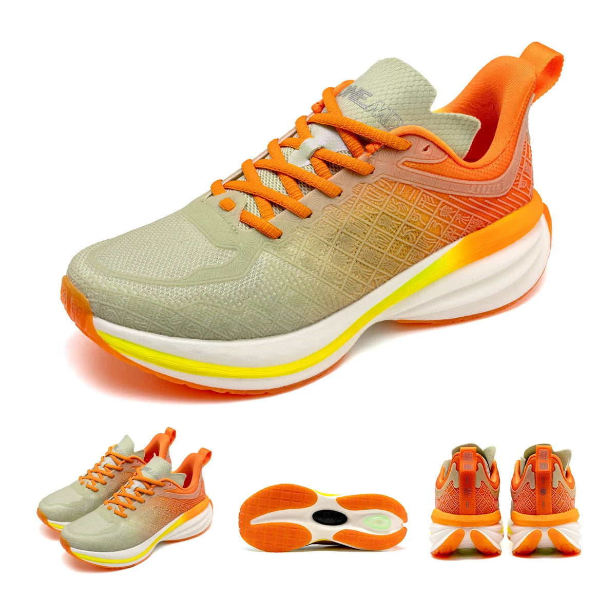 ONEMIX Pantofi sport chinezești Pantofi de alergare noi pentru bărbați, cu amortizare, antiderapant, respirabili, ușori, pentru exterior, pantofi sport pentru femei