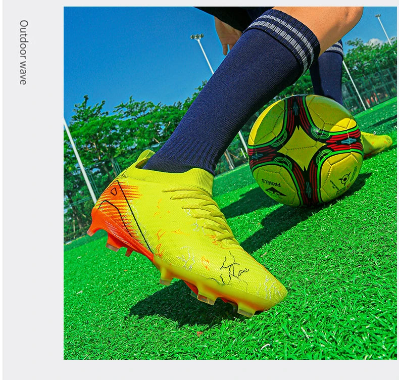 Pánske futbalové kopačky Veľkoobchod Kopačky s klincami Protisklzové tenisky Tréningové futbalové topánky Najvyššia kvalita FG Drop Shipping Unisex pre dospelých