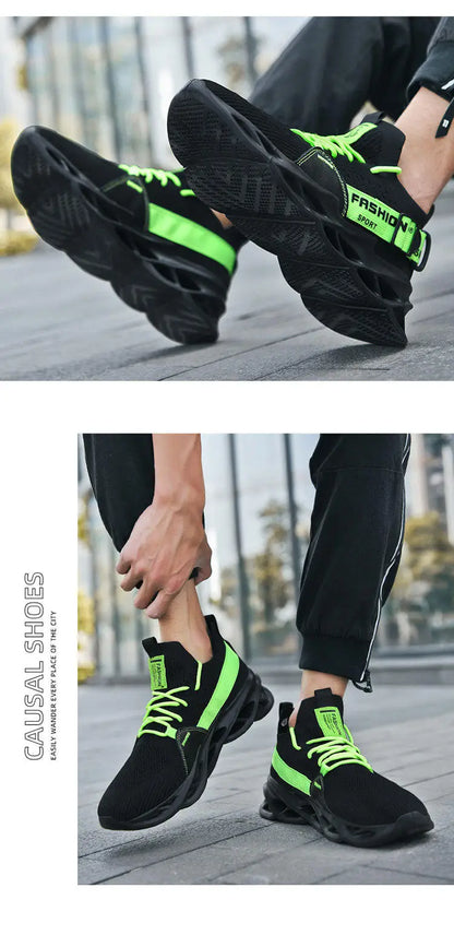 Moda Lila Casual Sneakers Dam Herr Blade Löparskor Storlek 48 Lätta Andningsbara Sportskor Herr Mesh-sneakers