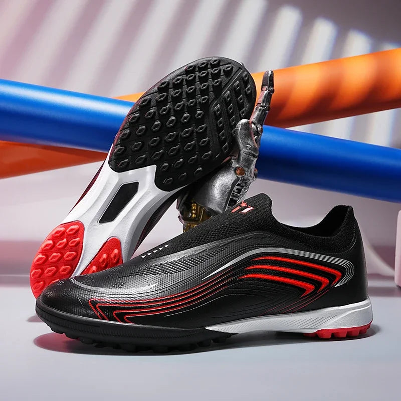 Nouvelles chaussures de football pour hommes, baskets de futsal très populaires, chaussures de football pour matchs sur gazon, entraînement, chaussures de football de haute qualité, crampons antidérapants, pour intérieur