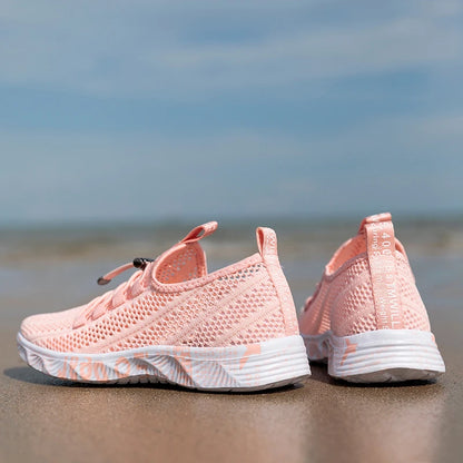 Herren Damen Aqua-Schuhe Watschuhe Wasser stromaufwärts Outdoor-Sport Strand-Sneaker Canyoning Camping Amphibisch Flusswandern Bach