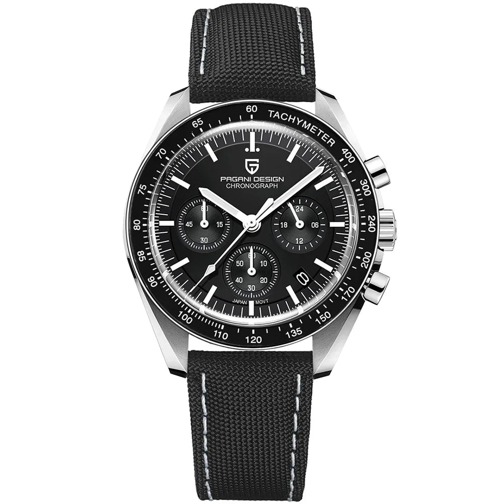 PAGANI DESIGN AK Project Mars Men's Watches Top Luxury Quartz Watch For Men AR Sapphire Speed Sport Chronograph Automatic Date