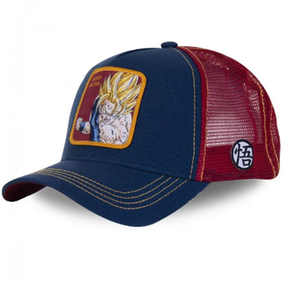 High Quality Dragon Ball Z Styles Anime Son Goku Cotton New Baseball Cap Men Women Hip Hop Dad Adjustable Mesh Hat Trucker Hat