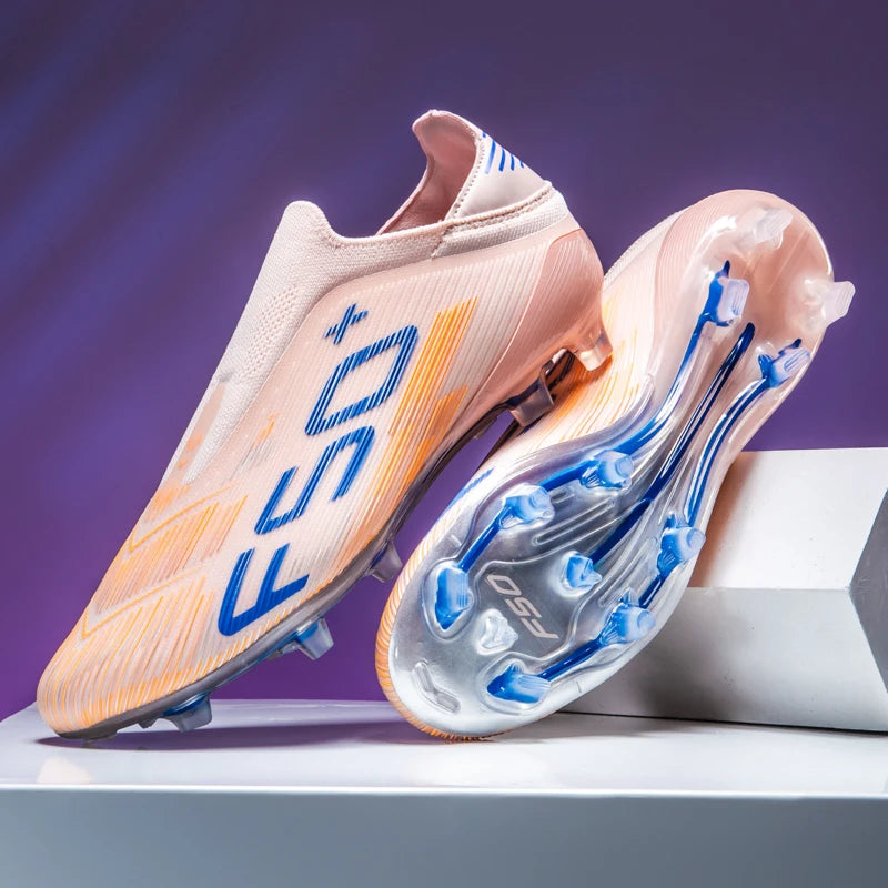Men's Soccer Shoes Grass Football Boots Ultralight Sport Comfortable Indoor Cleats Non Slip Fg Turf Futsal Adult Non-Slip