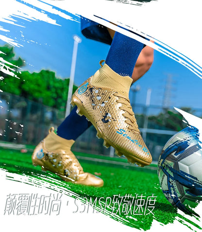 Men Professional Soccer Shoes Non-slip Football Boots Unisex Breathable Futsal Sports New Cleats Drop Shipping Ultralight
