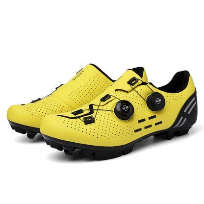 Scarpe da ciclismo di alta qualità da uomo SPD autobloccanti per bici da corsa, scarpe sportive da donna MTB da montagna antiscivolo 36-47