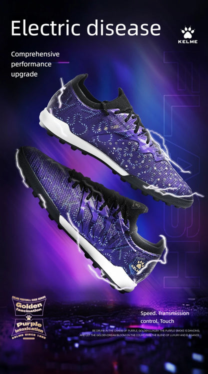 Scarpe da calcio KELME per adulti da uomo Disease Electric 3.0, tacchetti corti MG, scarpe professionali per partite e allenamento, traspiranti