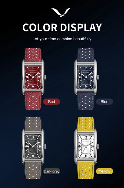 New Specht & Söhne Fashion Couple Watches VH31 Quartz Watches Casual Retro Clocks Sapphire Crystal Leather Strap Wristwatch