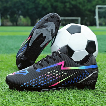 High Quality Men's Soccer Shoes for Society, Ultralight Turf Soccer Cleats Sneakers, Training Football Boots Chuteira Campo Sizes 35-45