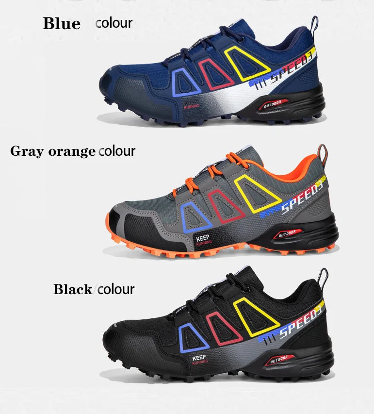 Chaussures de randonnée unisexes à lacets, antidérapantes et légères ; chaussures de sport tactiques d'entraînement pour hommes ; chaussures de cyclisme décontractées sans crampons pour femmes
